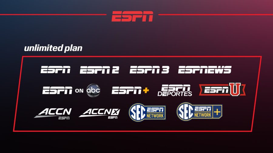 Thumbnail of Private espn plus account dashboard on mobile and smart TV