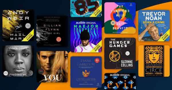 Thumbnail of Buy an Audible gift card or gift credits for a discounted Audible membership deal.
